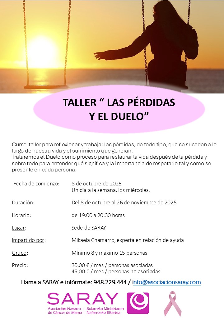 Taller “Las Pérdidas Y El Duelo”