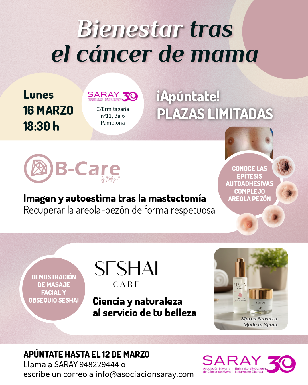 16 De Marzo De 2026 – Encuentro Especial Con B-Care Y Seshai Care En SARAY