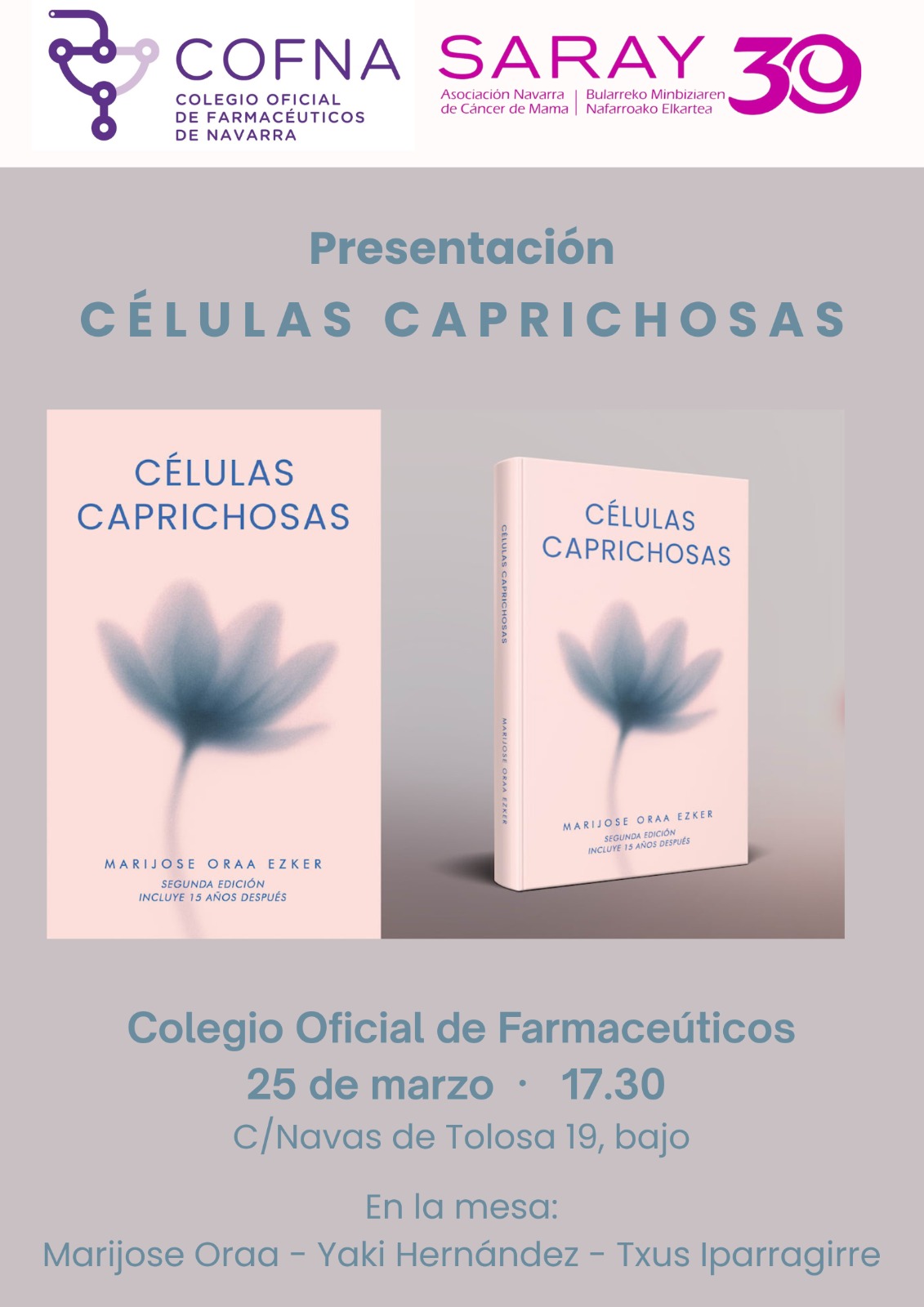 Presentación De Células Caprichosas – Marijose Oraa