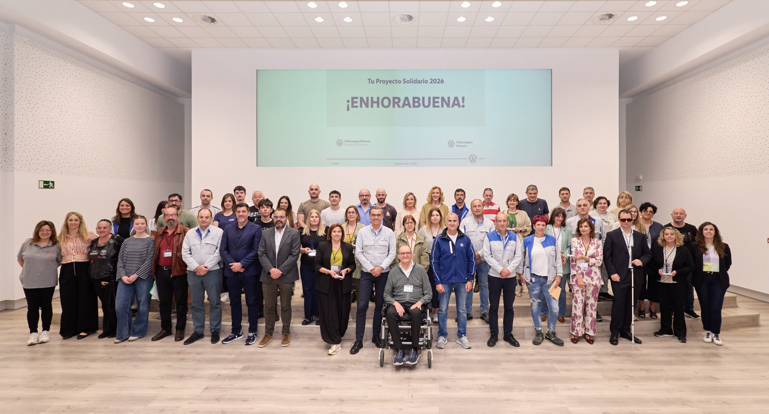 VOLKSWAGEN NAVARRA, MOTOR DE SOLIDARIDAD. TU PROYECTO SOLIDARIO 2026