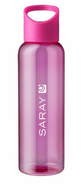 Botella Rosa Plástico