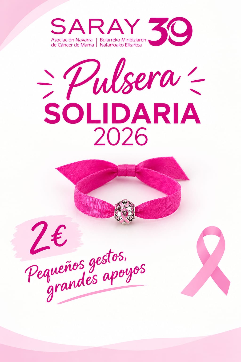 Ya Está Aquí La Pulsera Solidaria De SARAY 2026 💗